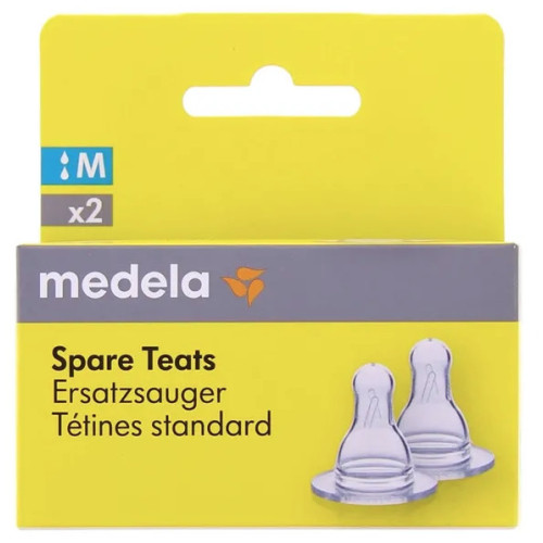 Medela Tétines M Débit Moyen x2 - Confort bébé Parapharmacie