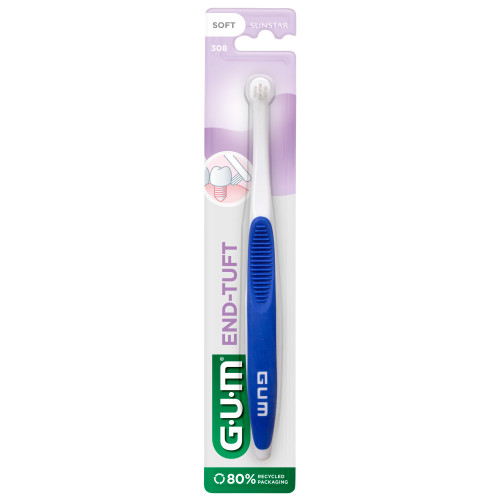 GUM Brosse à Dent Monotouffe 308 - Brossage Précis