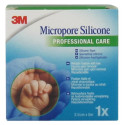 3M Micropore Sparadrap Silicone 25mmx5m - Sécurité et Confort