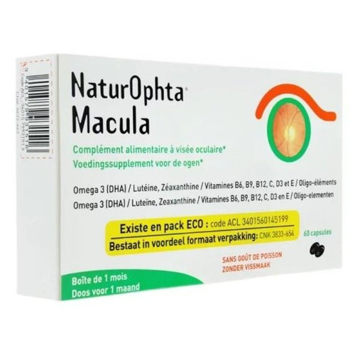 Horus Pharma NaturOphta Macula 60 Capsules - Vision Normale