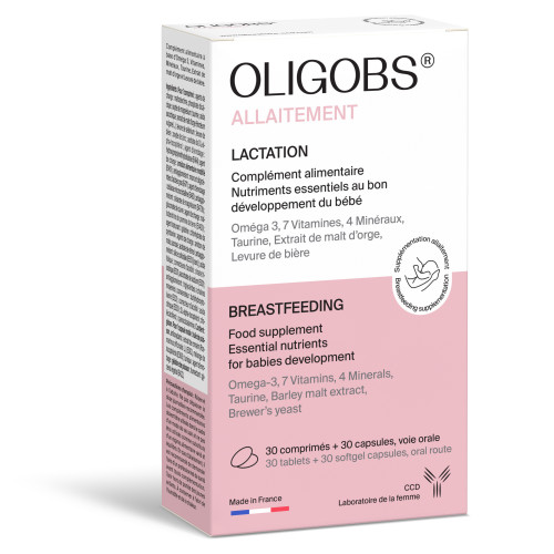 CCD Oligobs Allaitement 60 Capsules - Nutrition Optimale Maman Bébé