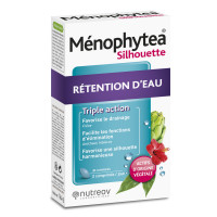MENOPHYTEA Silhouette Rétention Eau 30 Comprimés - Elimination Toxines