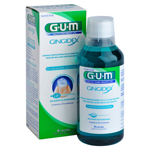 GUM Gingidex 300mL: Prévention Gencives Quotidienne