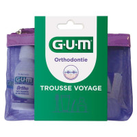 GUM Kit Voyage Orthodontie 1 kit - Hygiène orale parfaite avec