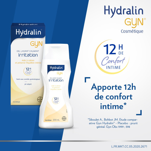HYDRALIN GYN 100mL - Soulage mycoses vaginales et irritations