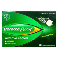 BAYER Berocca Boost 20 Comprimés - Énergie et Anti-Fatigue