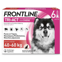 Frontline Spot On Tri-Act 40-60Kg 6 Pipettes - Antiparasitaire 3 en 1