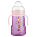 MAM Biberon Transition 4 mois+ Vert 220mL - Sans BPA, Antifuite