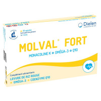 Dielen Molval Fort 30 Capsules - Equilibre Cholestérol
