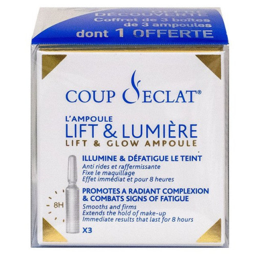 Coup d'Eclat 6 Ampoules Lifting 1mL - Lisse rides, éclat teint