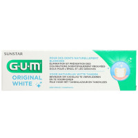 GUM Original White 75mL - Dentifrice Blanchissant Naturel