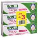 GUM PAROEX Dentifrice Anti-Plaque 3x75mL - Santé Gencives