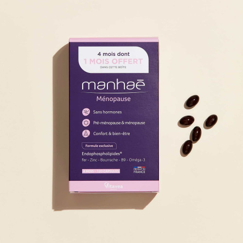 Manhaé Ménopause 120 Capsules - Sans Hormone