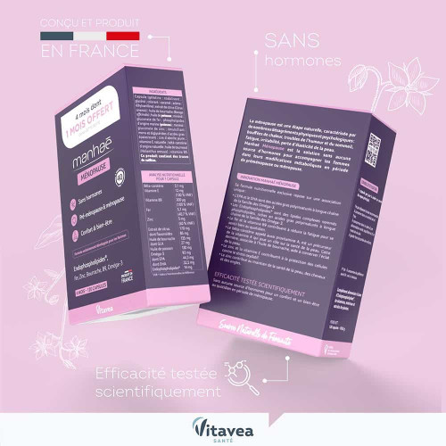 Manhaé Ménopause 120 Capsules - Sans Hormone