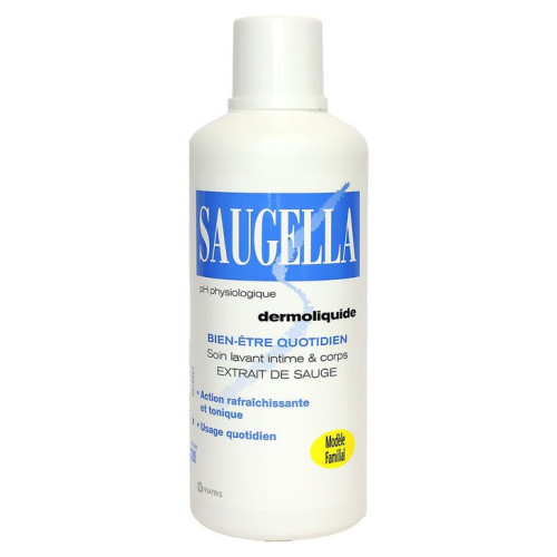 Saugella Dermoliquide 750mL - Hygiène Intime Douce Quotidienne