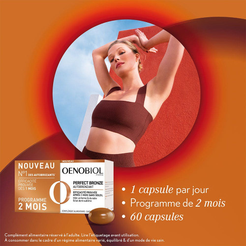 Oenobiol Perfect Bronze Autobronzant 2x30 Capsules 2 mois