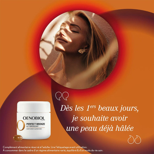 Oenobiol Perfect Bronze Autobronzant 2x30 Capsules 2 mois