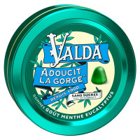 Omega Pharma Valda Gommes Menthe Eucalyptus 50 Gommes - Gorges Sèches