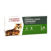 BAYER Strantel Chat 2 Comprimés - Vermifuge Efficace dès 3 Semaines
