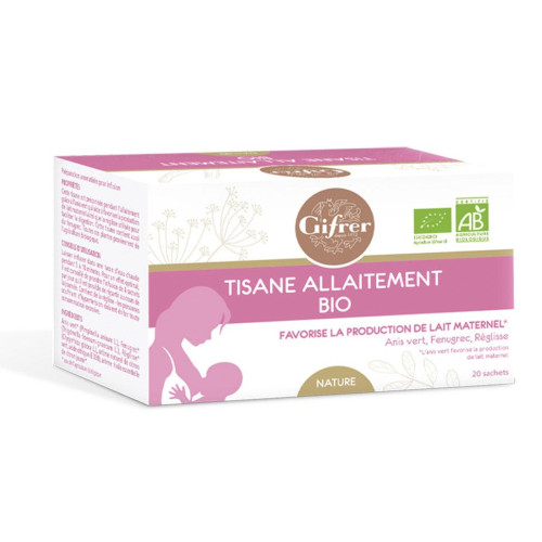 Gifrer Tisane Allaitement Maman 20 Sachets - Bio et Digestive