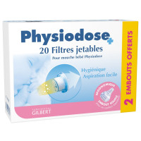 GILBERT Physiodose Filtres Mouche Bébé 20+2 Embouts