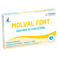 Dielen Molval Fort 90 Comprimés - Équilibre Cholestérol