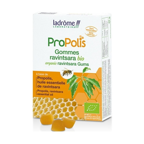 LADROME Propolis Gommes Ravintsara Bio 45g - Bienfaisantes