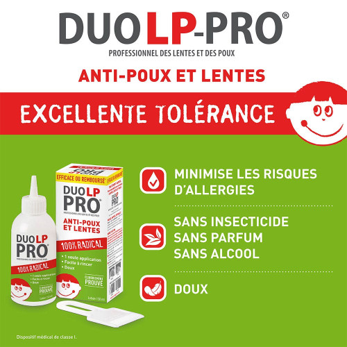 DUO LP PRO Lotion Radicale 200mL - Elimine Poux et Lentes