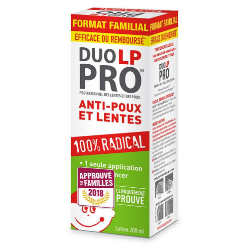 DUO LP PRO Lotion Radicale 200mL - Elimine Poux et Lentes