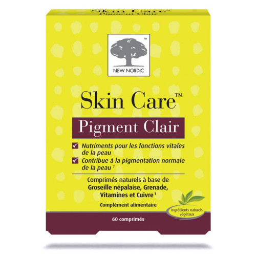 New Nordic Skin Care Pigment Clair 60 Comprimés - Teint Éclatant