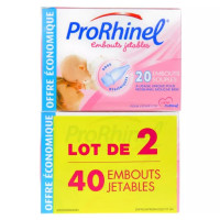 PRORHINEL Embouts Jetables Bébé 40 pièces - Hygiène Nasale Optimale