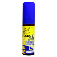 Fleurs de Bach Rescue Nuit Spray 20mL - Sommeil Réparateur