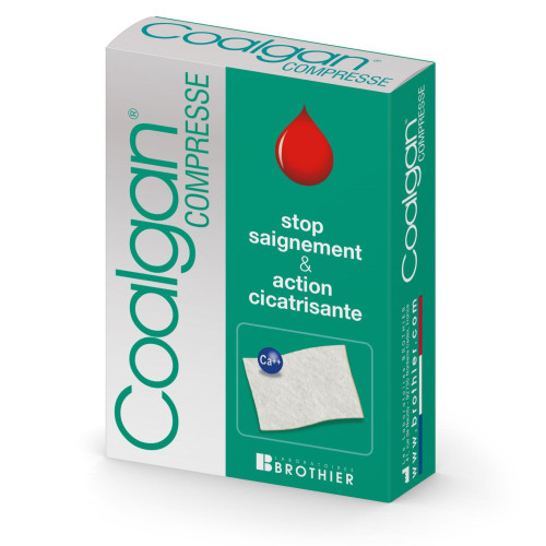 BROTHIER Coalgan Stop Saignement 5 Compresses Parapharmacie