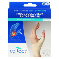 EPITACT Orthèse Souple Pouce Douloureux L - Soulagement Main Gauche