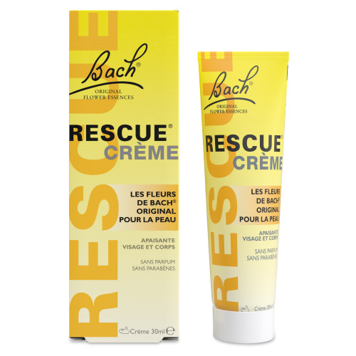 FLEURS DE BACH Rescue Crème 30ml - Apaisante et Hydratante sur