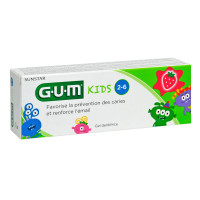 GUM Kids Dentifrice Fluoré 2-6 Ans 50ml - Protection Dentaire