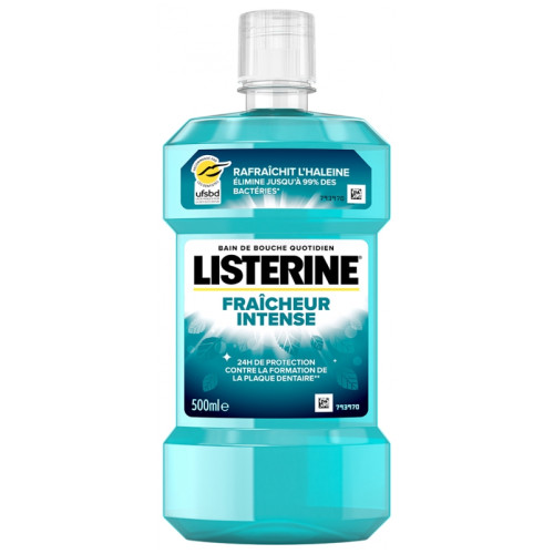 LISTERINE Fraîcheur Intense 500ml - Hygiène Bucco-Dentaire Optimale