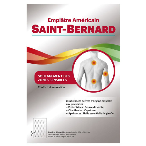 MERCK Saint-Bernard Emplâtre Américain 1 Unité - Soulagement rapide