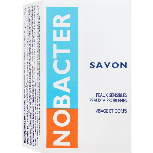 Nobacter Savon 100g - Purifie et Nettoie Peaux Sensibles