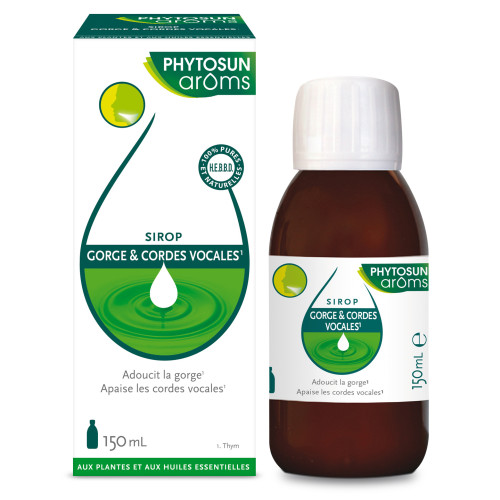 Phytosun Arôms Sirop Gorge 150ml - Soulage et Apaise
