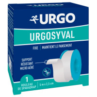 URGO Syval Sparadrap Résistant Blanc 5m - 1 Bande Parapharmacie