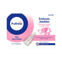 PRORHINEL Embouts Souples Mouche Bébé 10 Unités Parapharmacie
