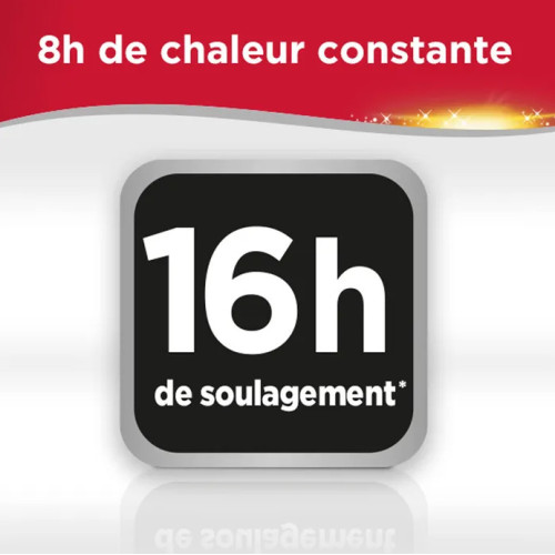 Thermacare 6 Patchs Auto-Chauffants Soulagement Douleurs