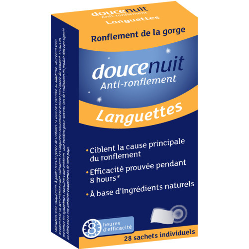 Doucenuit Anti-ronflement 28 Languettes - Stop Ronflement 8h