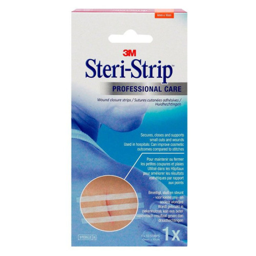 3M Steri-strip 6x100mm Boite - Sutures Cutanées Hypoallergéniques