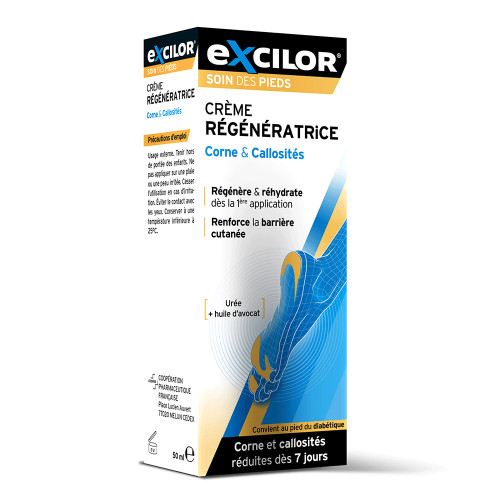 Excilor Crème Anti-callosités 50ml - Réduit Corne et Callosités