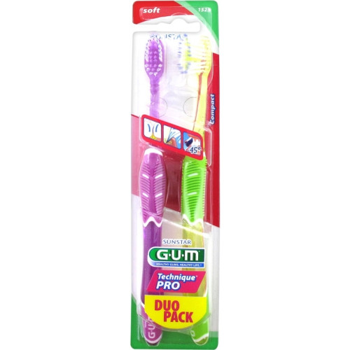 GUM Technique Pro Souple - Nettoyage Profond, Dents Saines