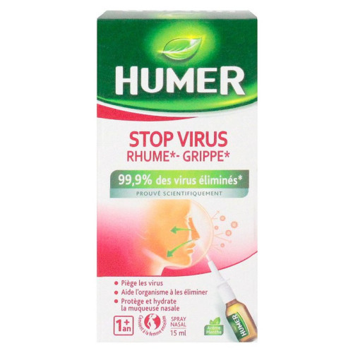URGO Humer Spray Nasal 15ml - Stop Virus, Protection Rhume Grippe