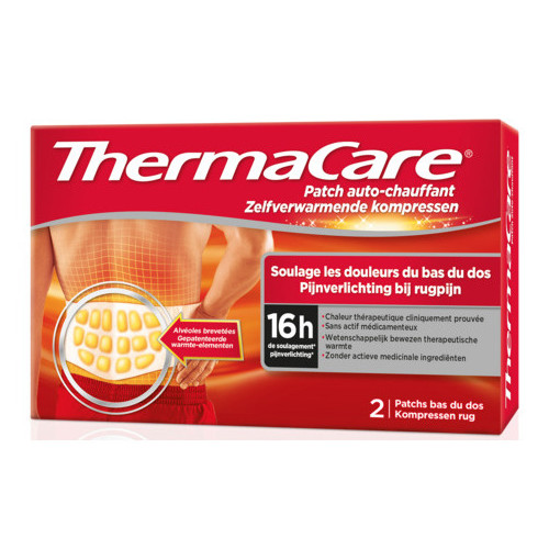 Thermacare Patch Dos 2 Patchs - Soulagement Douleurs Articulaires