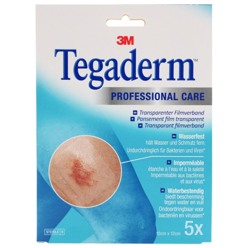 3M Tegaderm Pansement Transparent 5 pièces, Soin Plaies